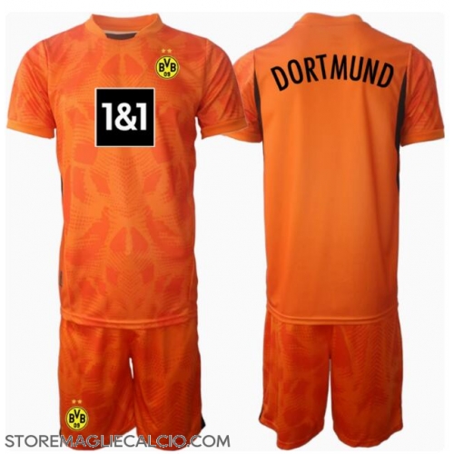 Borussia Dortmund Portiere Maglia Gara Terza Repliche 2024-25 Bambino Maniche Corte Borussia Dortmund Portiere Maglia Gara Terza Repliche 2024-25 Bambino Maniche Corte